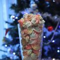 Meringues multicolores