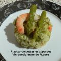 Risotto crevettes et asperges