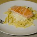 Tagliatelles au saumon et à la crème de citron
