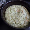 Soufflé courgettes, champignons et saumon fumé[...]