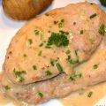 Escalope de porc sauce moutarde