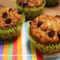 Muffins aux courgettes et chocolat