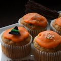 Muffins au potiron, aux noix & au chocolat