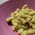 Pâtes au pesto de brocoli et petits pois