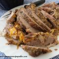 Gigot d'Agneau farci aux Carottes et au Gruyère