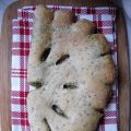 Fougasse à la tapenade verte