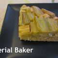 Gâteau renversé la rhubarbe