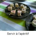 Maki de pain de mie rosette