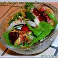 Salade aux figues, mozzarella et noix ( a vos[...]