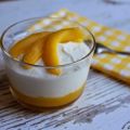 Mousse coco et coulis de mangue