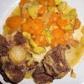 Queue de boeuf aux carottes et courgettes,[...]