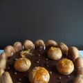 Choux revisités en Charlotte au chocolat