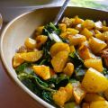 Pommes de terre et blettes sauce miso