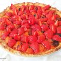 Tarte fraises et abricots