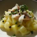 Salade de hareng fumé et pomme de terre,[...]