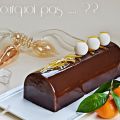 Buche clémentine / pain d'épices / yaourt /[...]