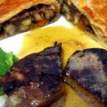 Foie gras et son chausson aux cèpes et panais