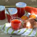 Confiture pastèque et prunes