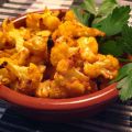 Pop-corn de chou-fleur à la Sriracha