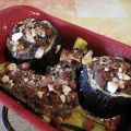 Petits nids d'aubergines farcies