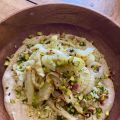 Fenouil grillé, boulgour, tahin, citron....Un[...]