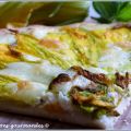 Pizza blanche aux fleurs de courgettes,[...]