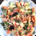 Salade de Concombre au Saumon (Ig bas)