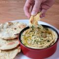 Hoummous et pain pita maison