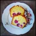 Cake aux framboises et au sirop de citron