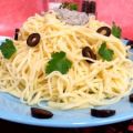 Spaghetti à la crème d'olives - Supertoinette,[...]