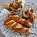 Corn-dogs Knakies  et frites au four