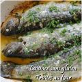 Truites au four sans gluten
