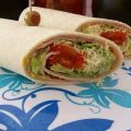 Wrap au jambon, romarin et poivron rouge,[...]