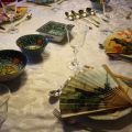 Salade de nouilles chinoises et légumes