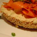  Bagel avec fromage à la crème végétal et[...]