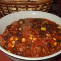 Chili au bœuf et haricots noirs