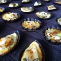 Mini tartelettes chèvre – miel