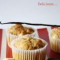 Muffins vanille, chocolat blanc et fève de tonka