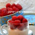 Mousse de  faisselle aux 2 framboises.