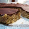 Carrés au beurre d'arachides et chocolat