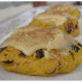 Galettes à la citrouille et aux dattes