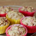 Muffins aux fraises, crumble d'avoine