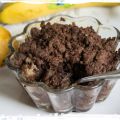 Un crumble poire banane ultra chocolaté !