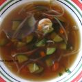soupe légère qui goûte l'Asie...