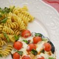 Portobellos farcis à la caprese