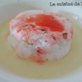 Iles flottantes aux pralines roses