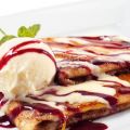 Crêpes de châtaigne à la vanille et au coulis[...]