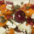 Salade de patates douces aux cerises