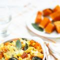 Gratin de pâtes à la courge butternut et[...]