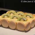 Bavarois exotique mangue - noix de coco